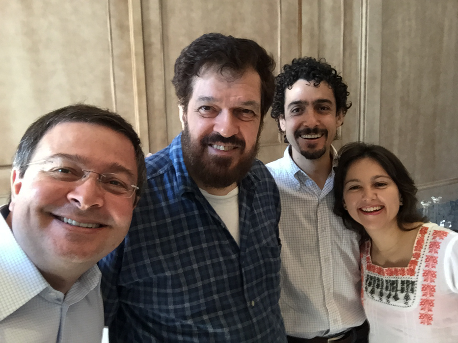 Camilo Carrara, Sergio Abreu, Fernando de Lima e Cecilia Siqueira