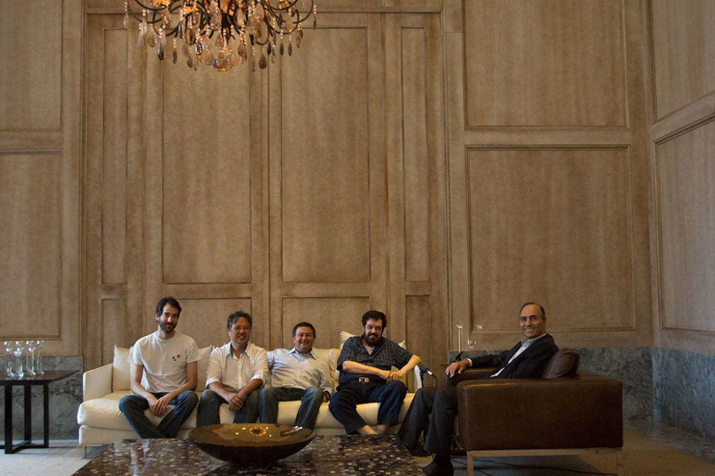 Henrique Caldas, Ricardo Marui, Camilo Carrara, Sergio Abreu e Marcelo Kayath - Photo: Eduardo Sardinha